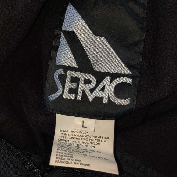 Serac Ski Snowboard Bib Size Large Black - Picture 4 of 12